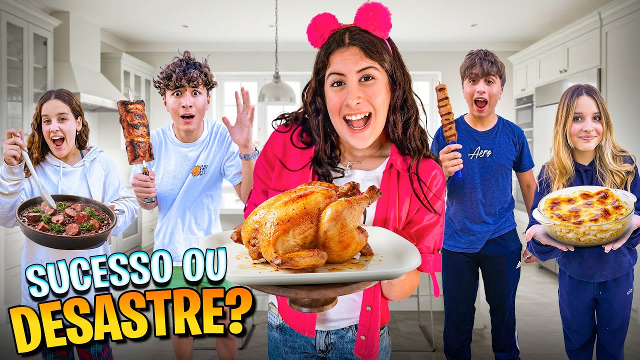 Maria Clara e JP vs Seus Amigos na Cozinha * Sucesso ou desastre?