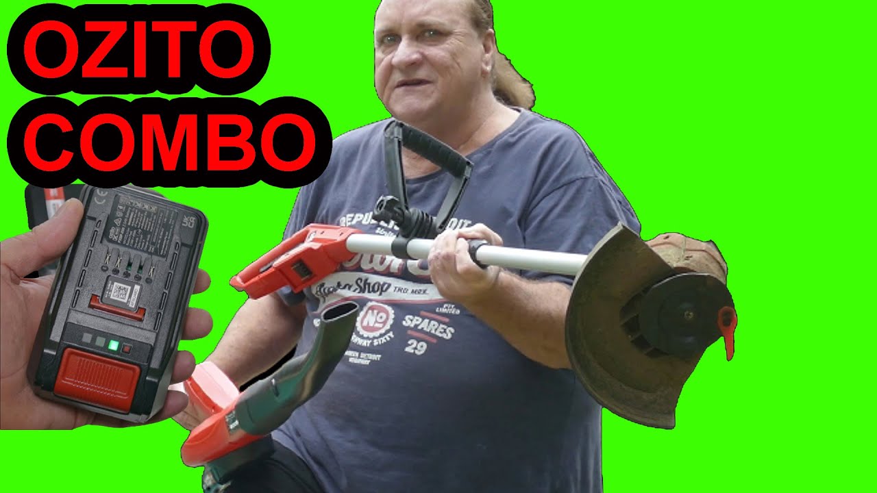 Обзор комплекта аккумуляторной воздуходувки и триммера Bunnings Ozito: распаковка