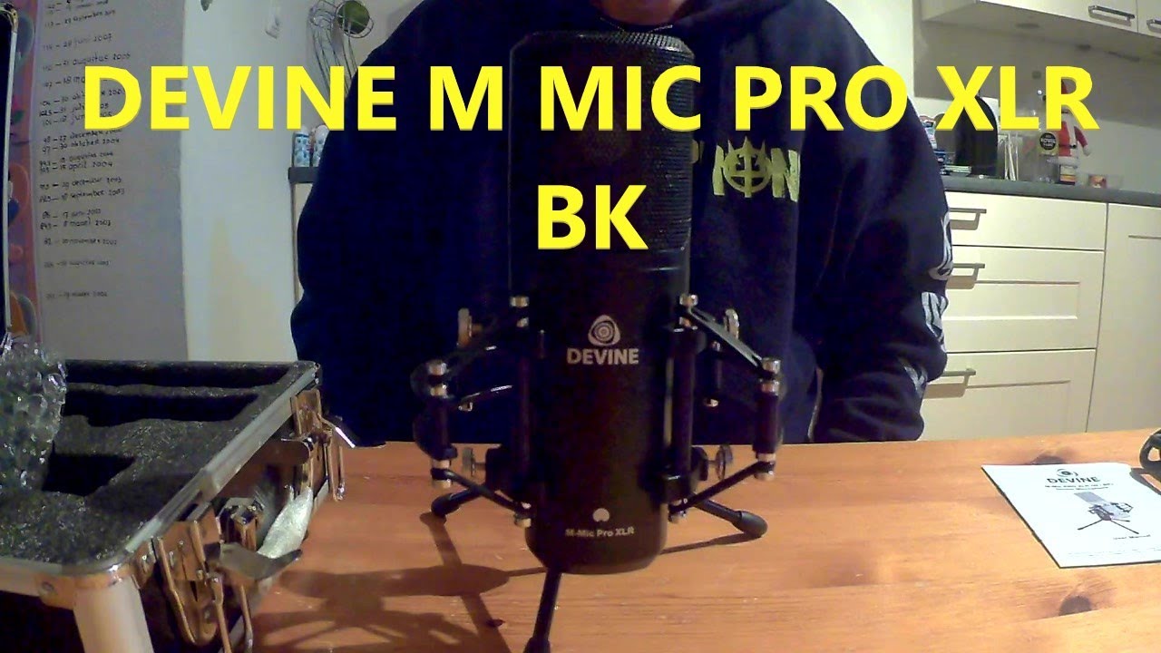 Me and my Bass - Devine M Mic Pro XLR BK