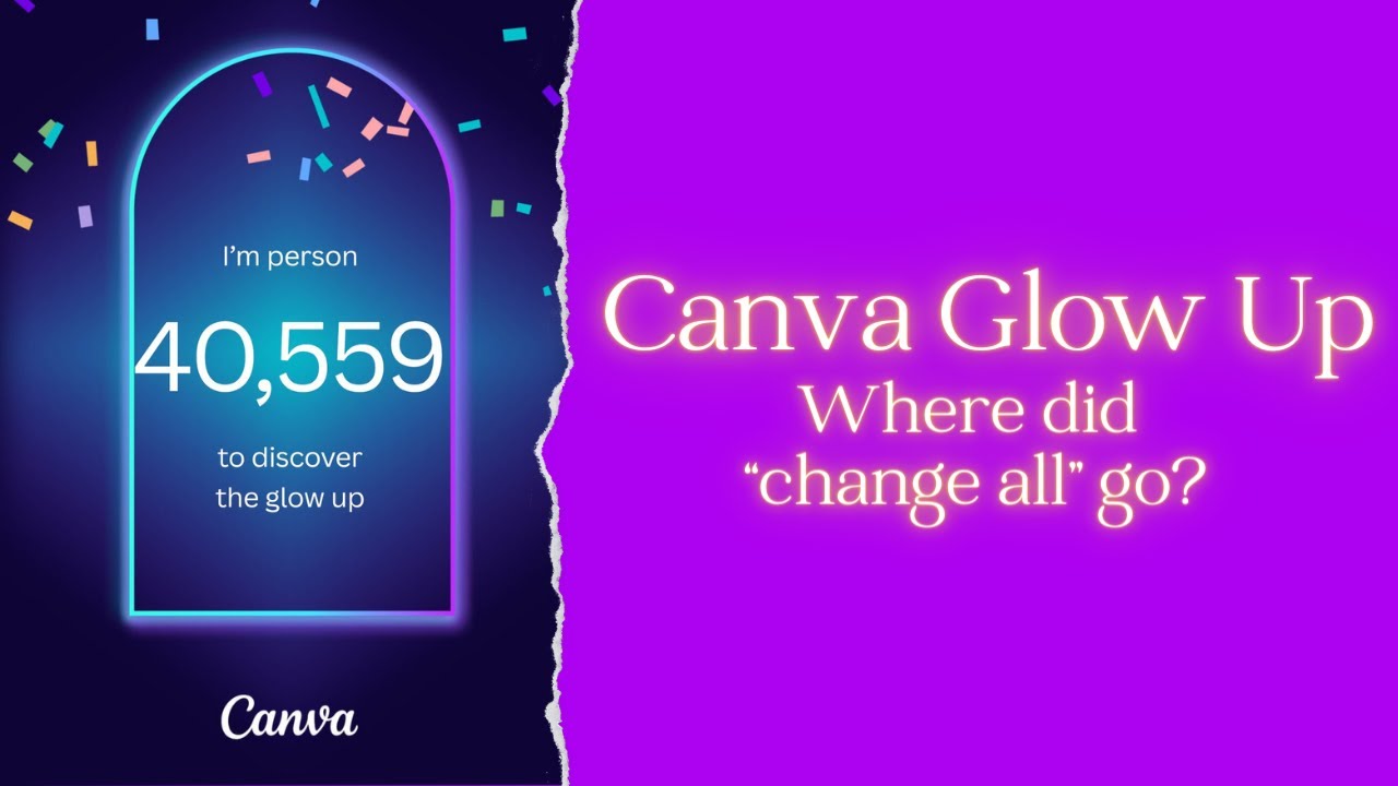 Canva Glow Up - Where Did 