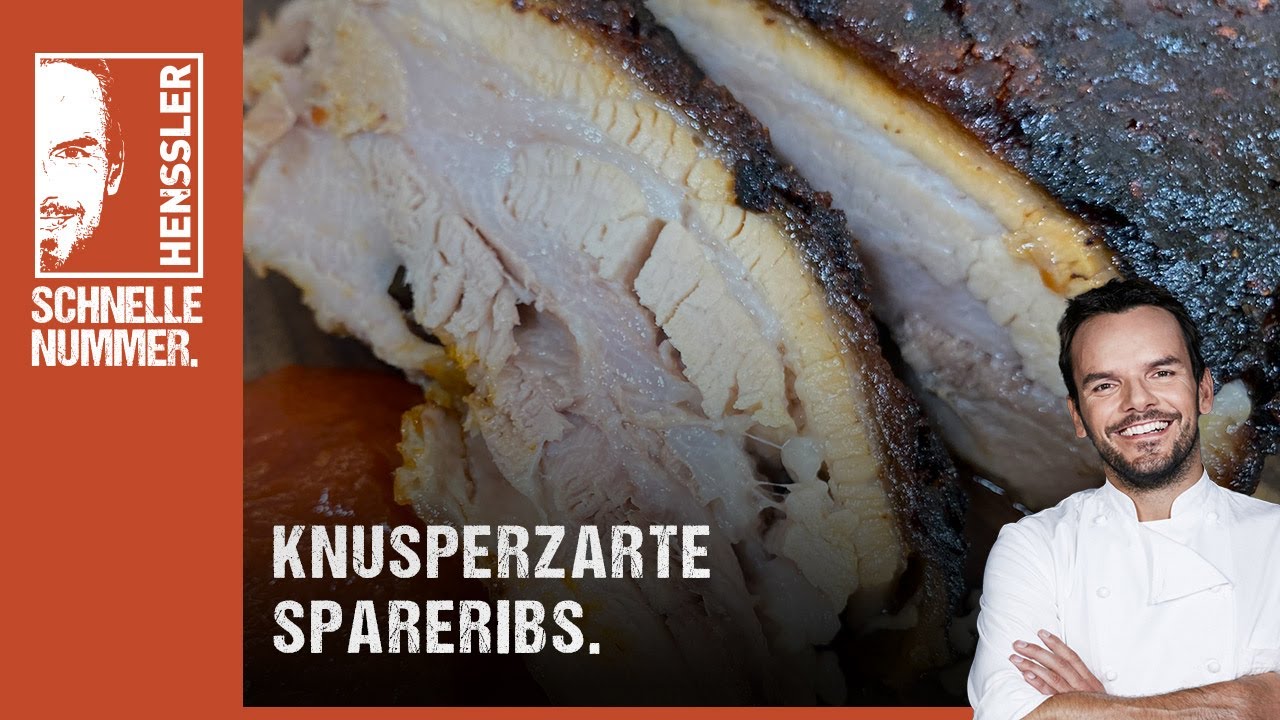Schnelles knusperzarte Spareribs Rezept von Steffen Henssler