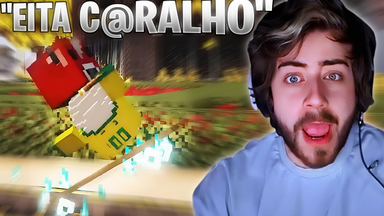 CELLBIT ENSINANDO O RICHAS A ANDAR DE SKATE I QSMP