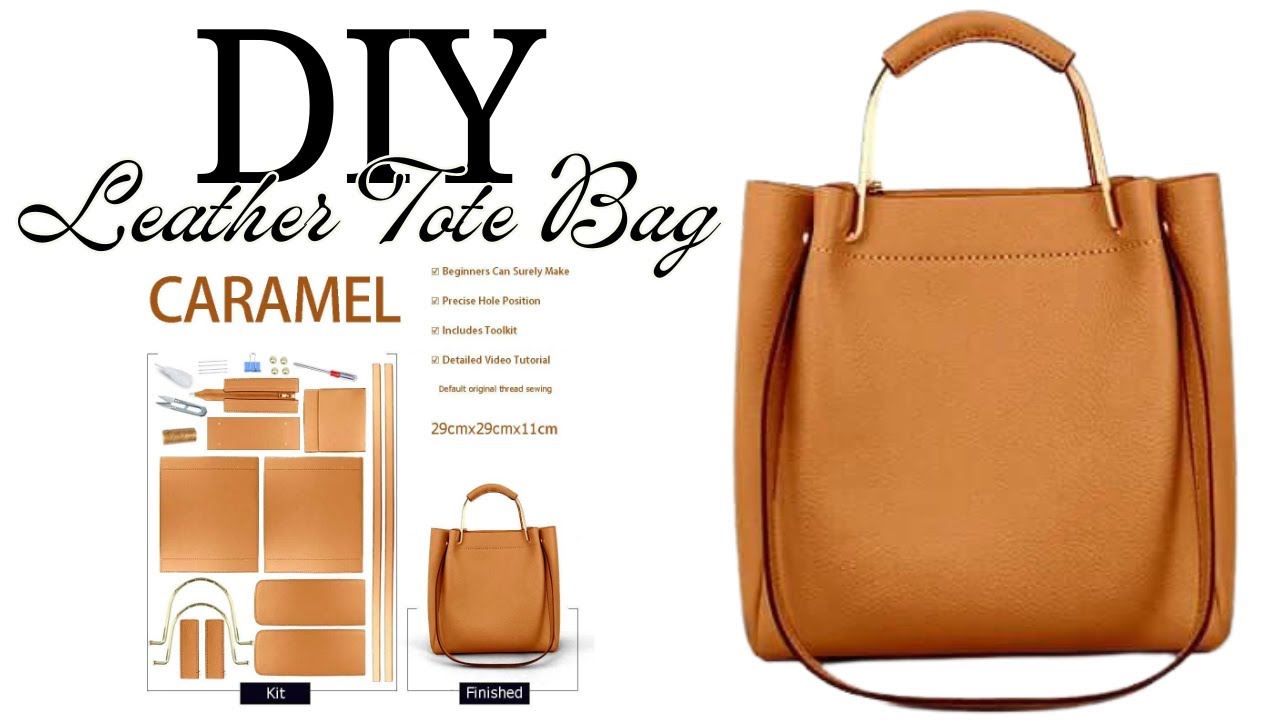 I Made the PERFECT Leather Tote Bag and You Won't Believe How!