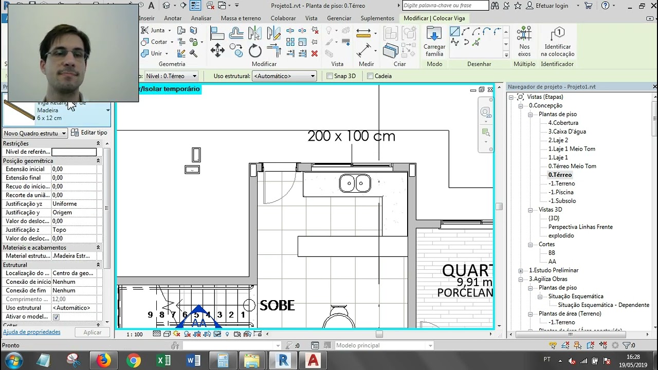 #Revit #Curso #tutorial 66 | Como modelar corretamente pilares e vigas de maneira rápida e eficiente