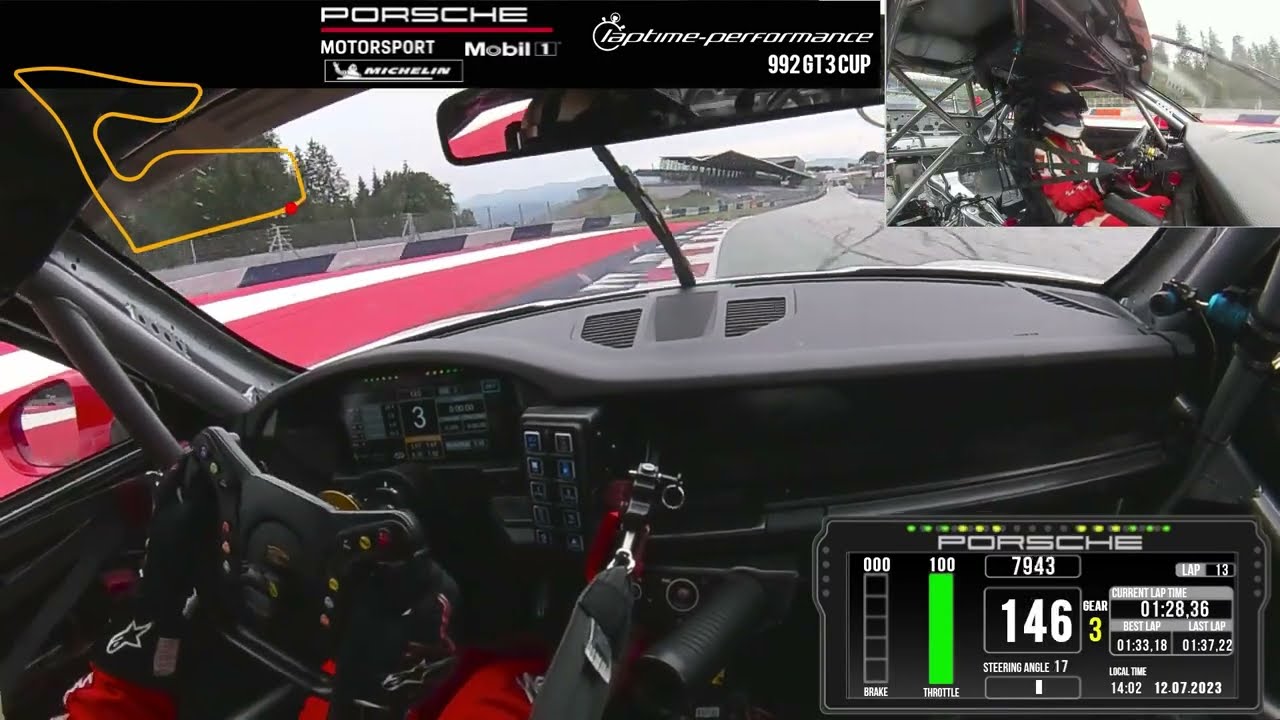 Porsche 911 GT3 Cup (992) Onboard Red Bull Ring