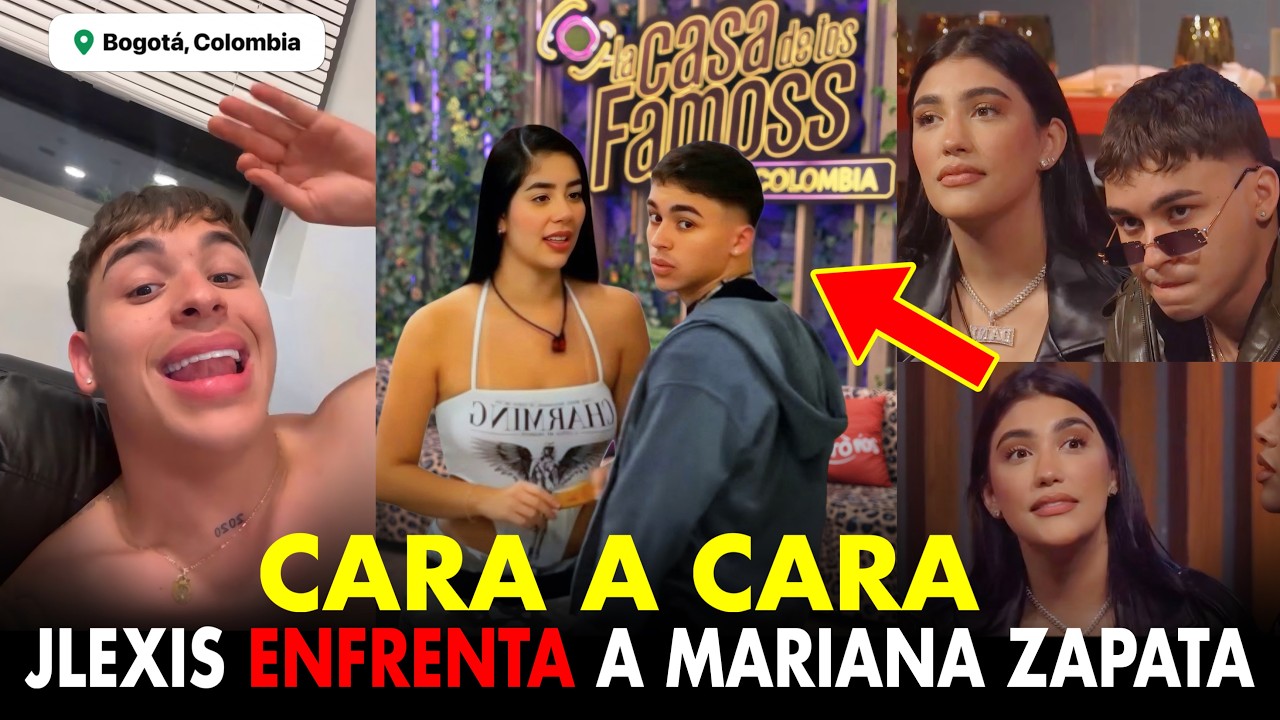 JLEXIS CARA A CARA CON MARIANA ZAPATA EN LA CASA DE LOS FAMOSOS COLOMBIA