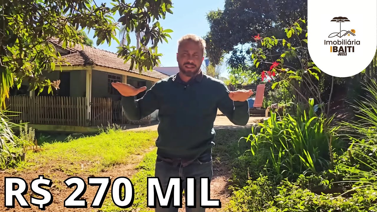 CHÁCARA TERRA ROXA 2 CASAS COM FRUTAS E INTERNET FIBRA ÓTICA R$ 270 MIL-Código:2544