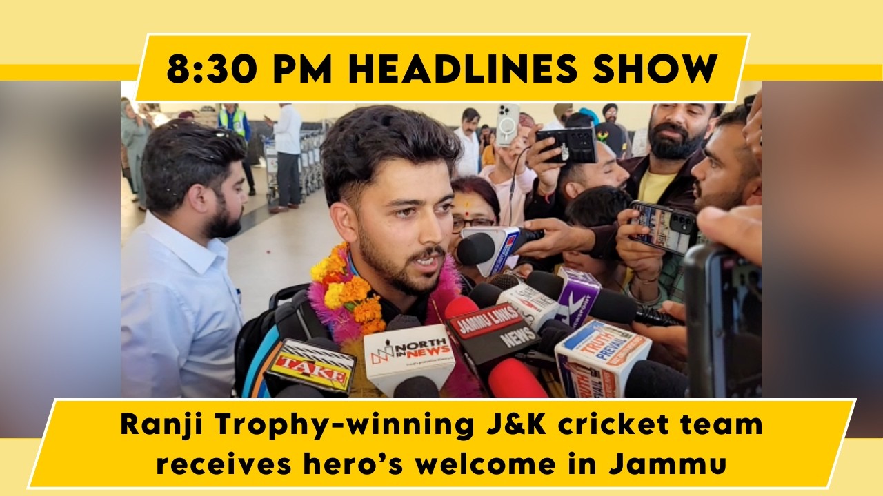 Watch: Ranji Trophy-winning J&K cricket team receives hero’s welcome in Jammu