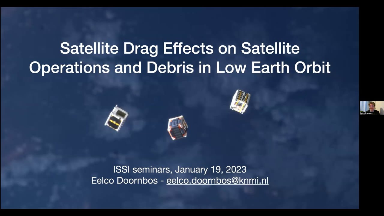 Satellite Drag Effects on Satellite Operations and Debris in Low Earth Orbit with Eelco Doornbos