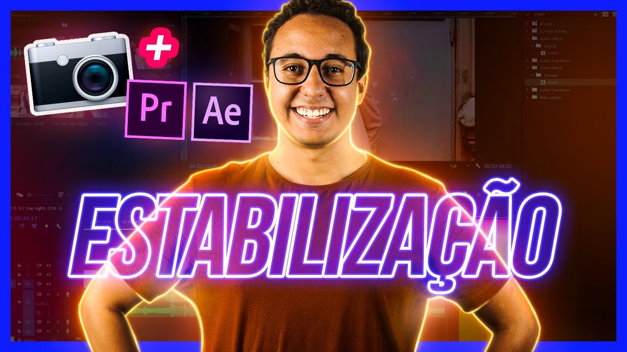 COMO FAZER MOVIMENTOS DE C&Acirc;MERA ESTABILIZADOS SEM GIMBAL! + como ESTABILIZAR no Premiere e AE