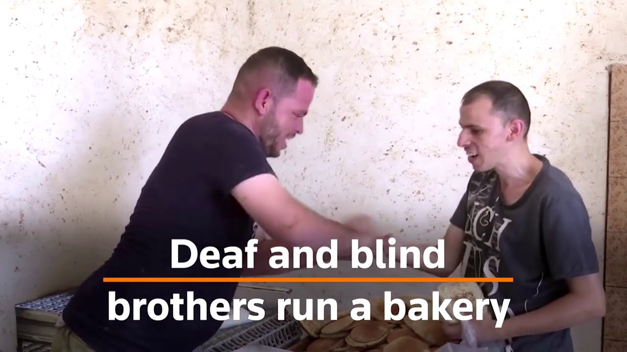 Hearing and visually impaired brothers run bakery