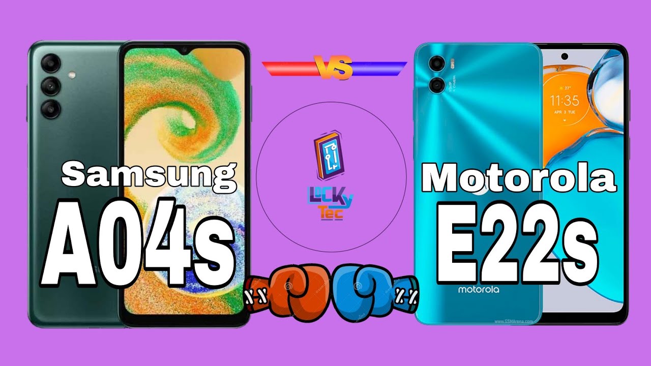 Samsung Galaxy A04s  Vs  Motorola Moto E22s