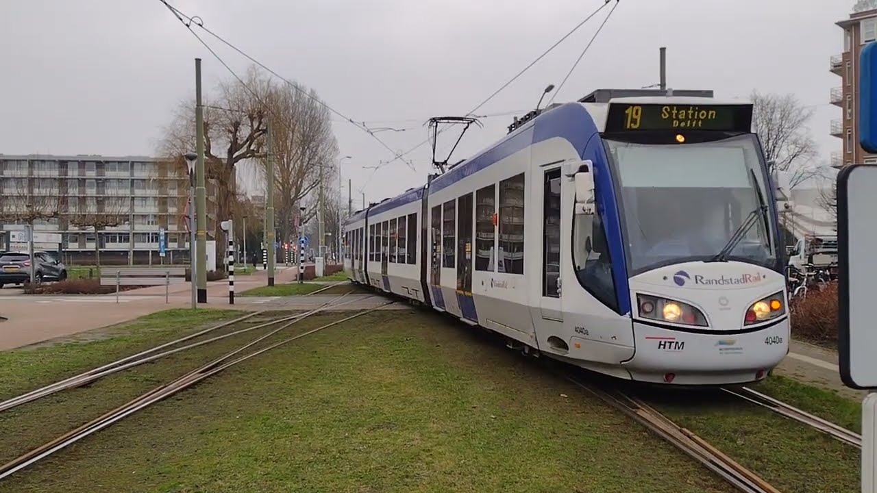 RandstadRail komt aan bij halte HMC Antoniushove! - ov spotten
