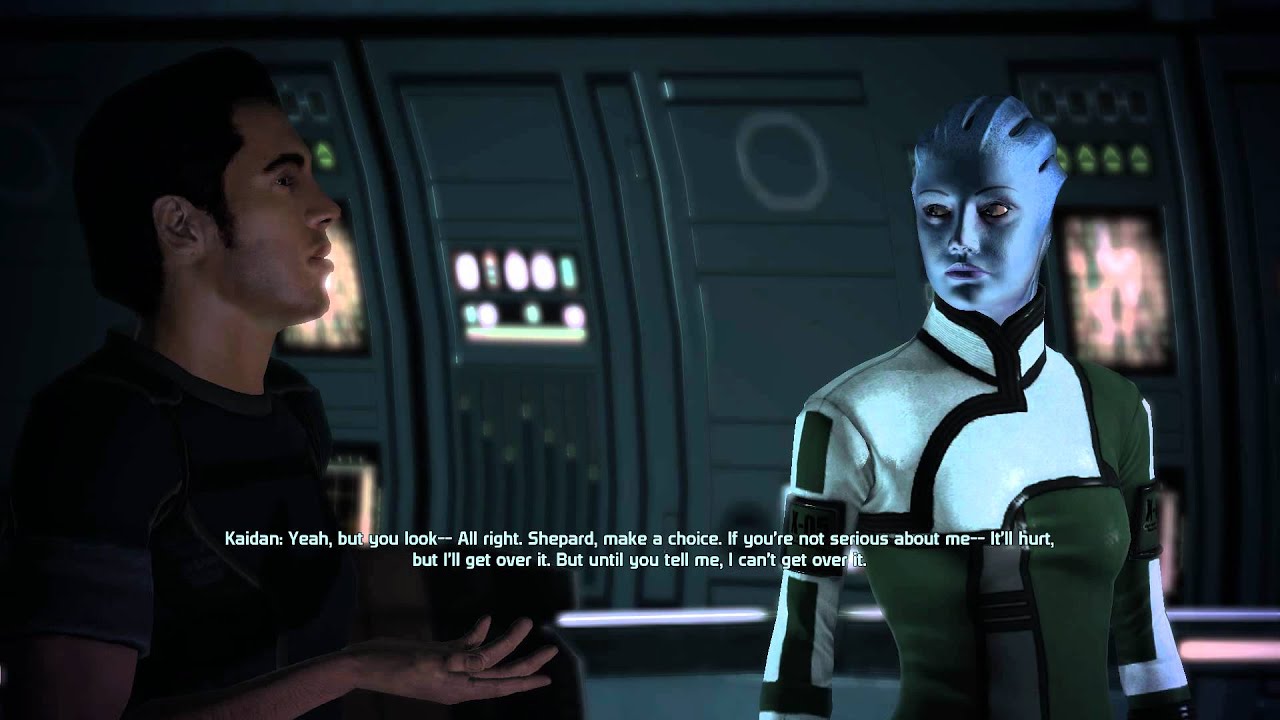 Mass Effect: Kaidan and Liara Confrontation