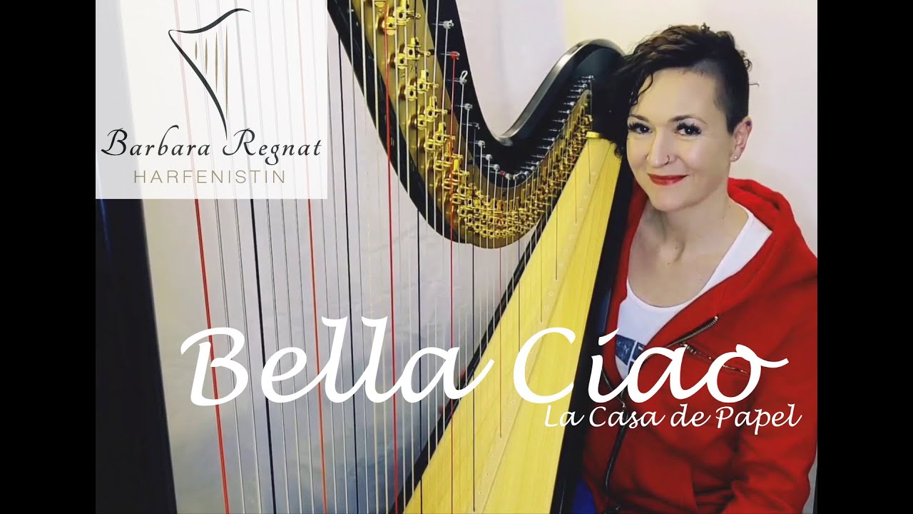 Bella Ciao (harp cover) Haus des Geldes, La Casa de Papel - Barbara Regnat - Harfe