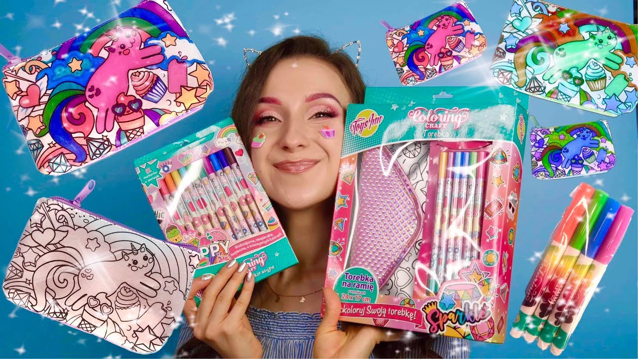 KOTOROŻEC na pi&oacute;rniku?!😱🦄 WYZWANIE! MALUJĘ PO WSZYSTKIM CO MAM!