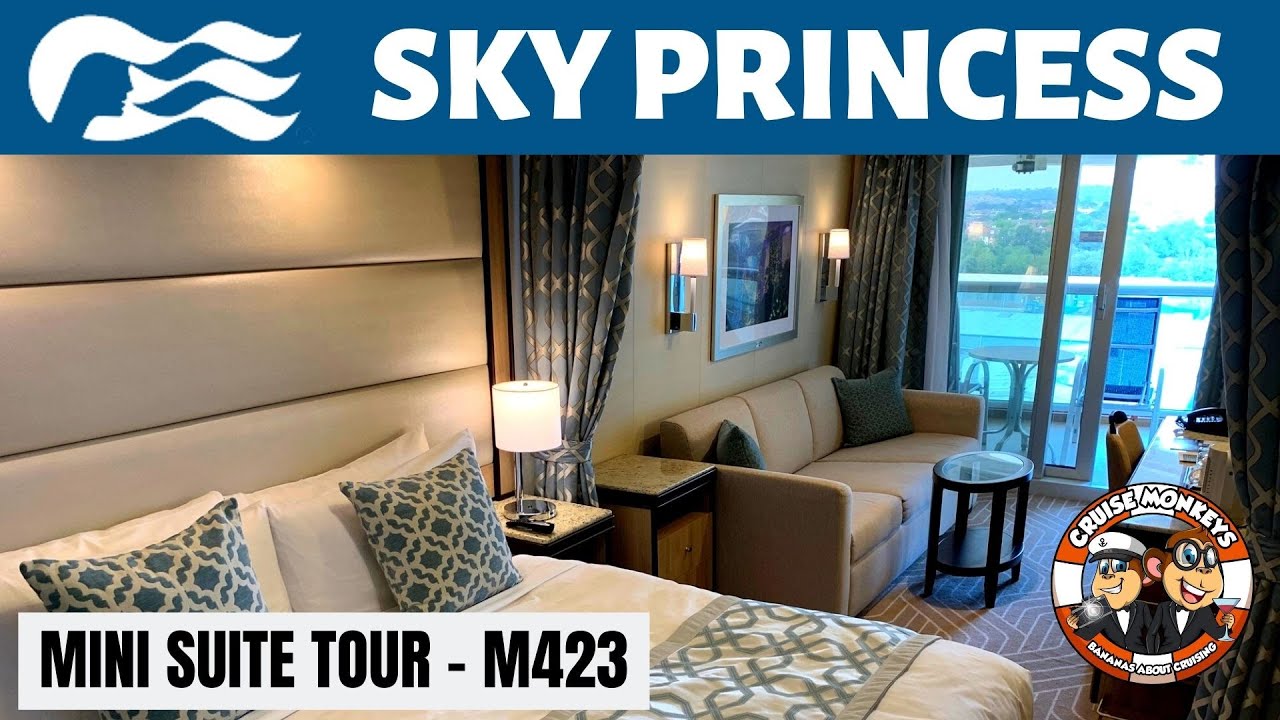 Princess Cruises Sky Princess Mini Suite Tour - M423 - Princess Cruises