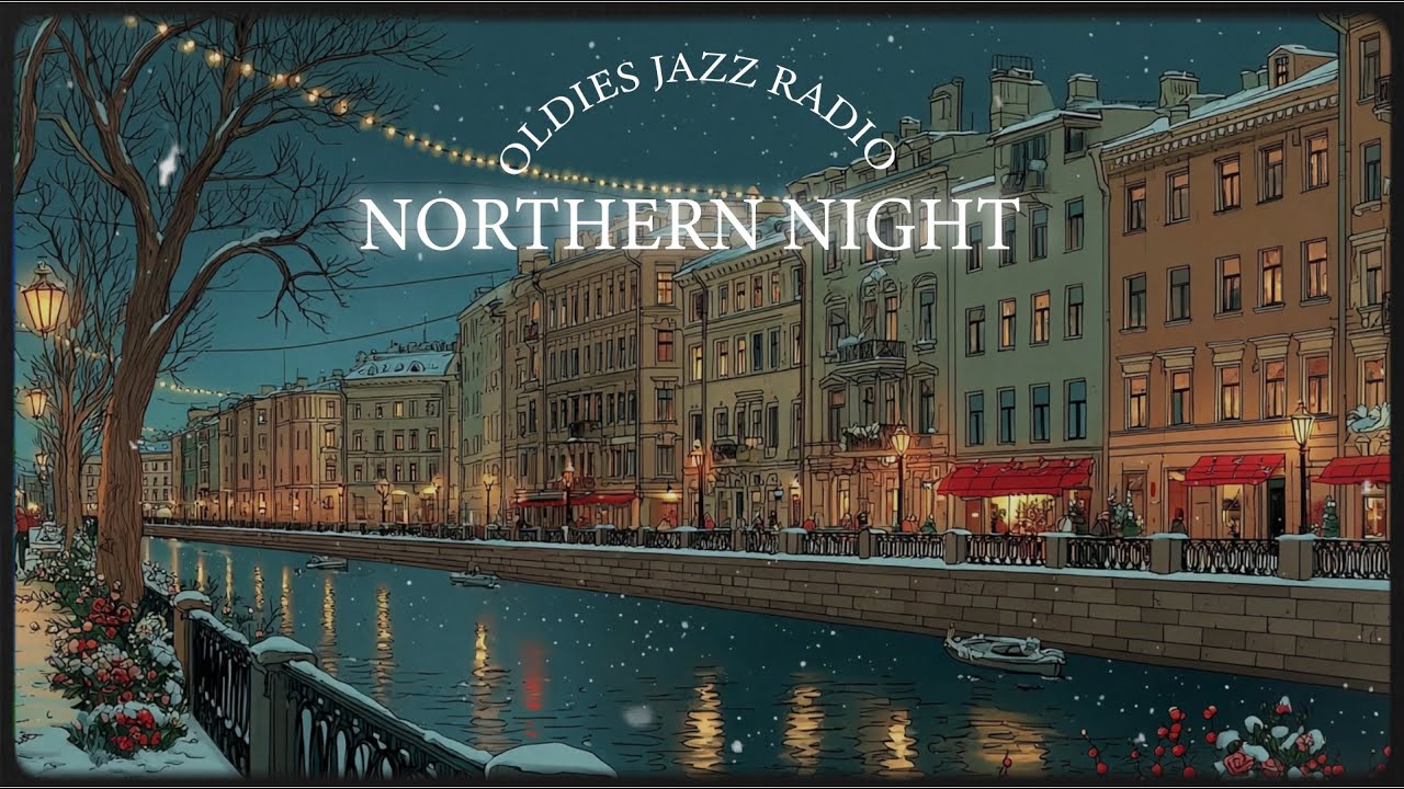 Winter Night Jazz Radio — Somewhere in a Snowy City | 2H (No Vocals) 🎷