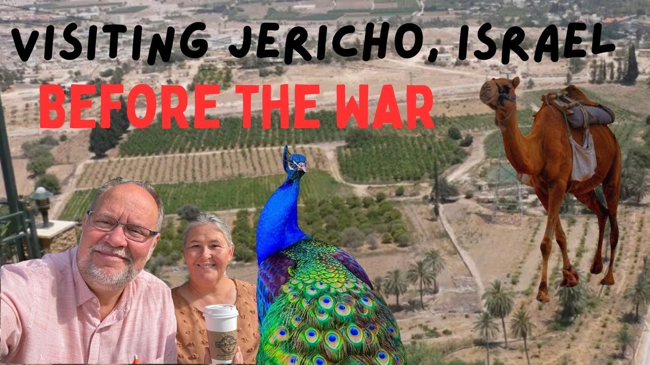 Visiting Jericho Israel .. Before the War | Camels |  Chocolate Covered Figs | Camel Leather Bags