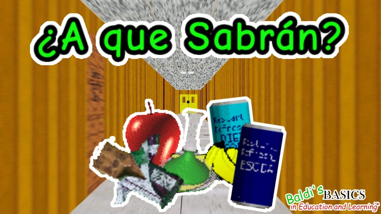 ¿A que Saben los Items de Baldi´s Basics Plus?