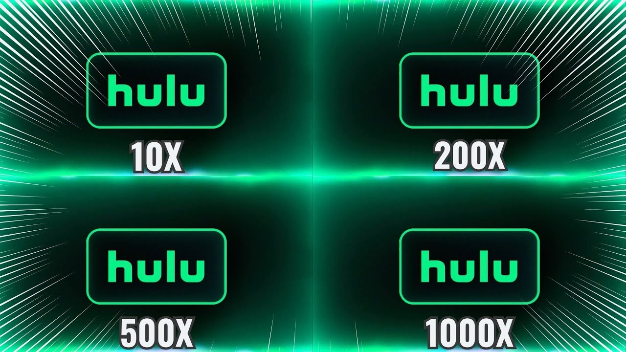 Hulu Intro Logo Getting Faster