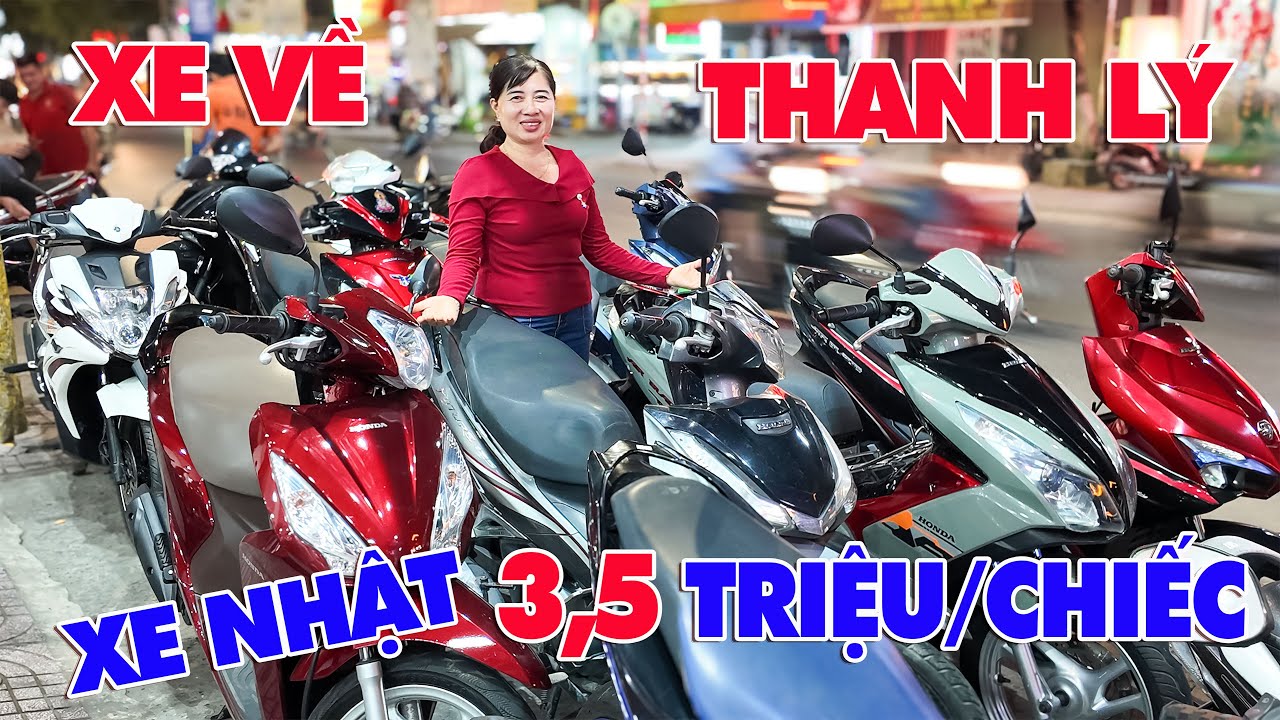 KẸT QUÁ THANH LÝ FUTURE SH MODE PCX VISION SH 150 WAVE ANPHA NVX XE NHẬT 3,5 TRIỆU SHIP