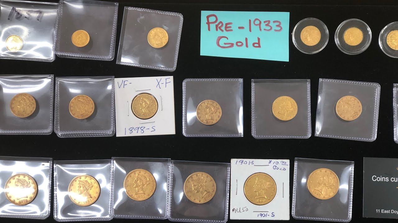 ЗОЛОТЫЕ МОНЕТЫ до 1933 года!