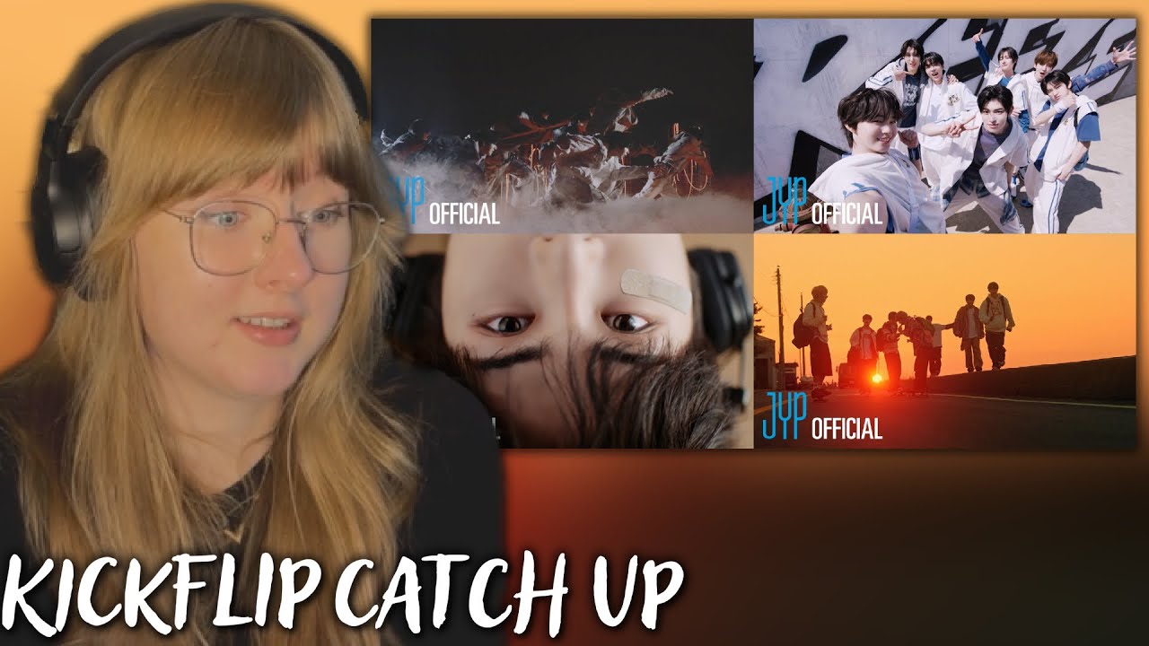 KickFlip (킥플립) Catch Up!  (Knock Knock, FREEZE, Band-Aid, My First Love Song) MVs || REACTION