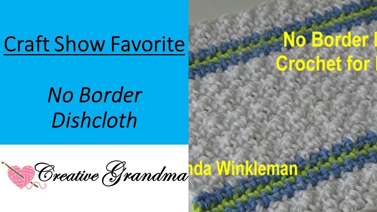 No Border Dishcloth (Crochet for Beginners) Crochet Tutorial