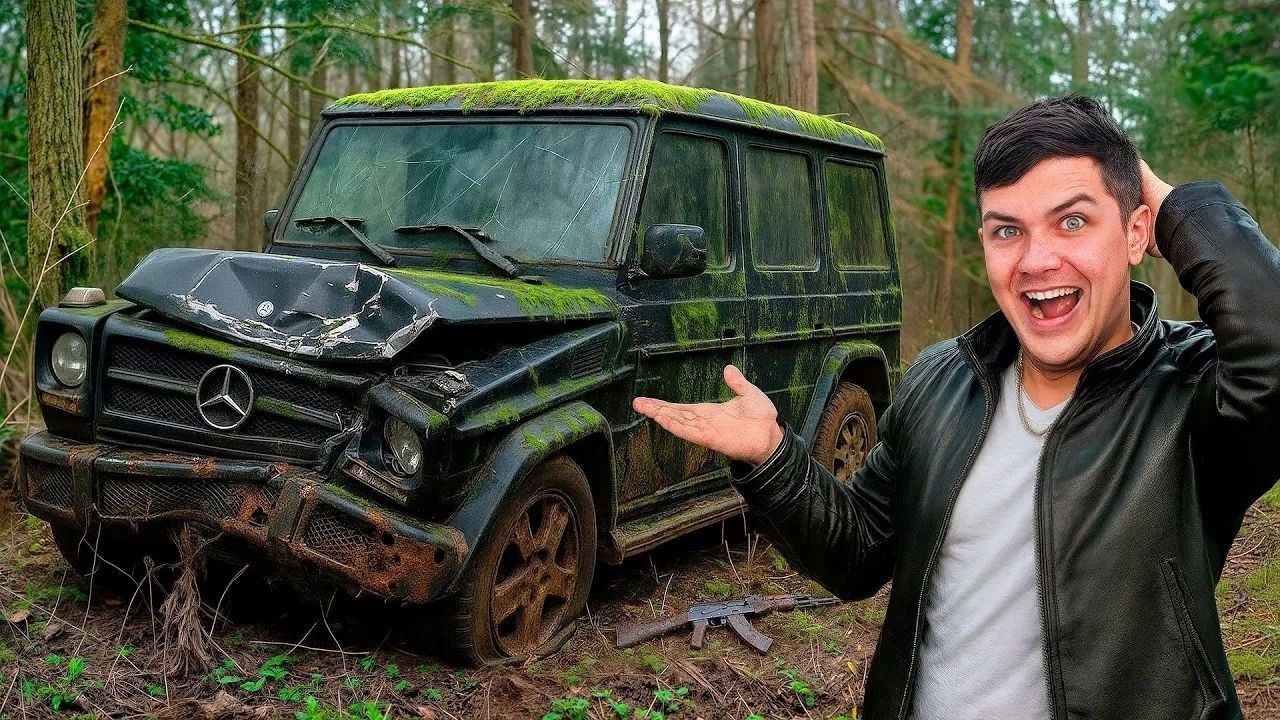 ¡Me encontré una Mercedes G63 abandonada en el bosque! ¿Será un AMG G-Wagon auténtica?