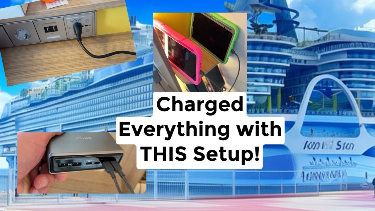 How I Charged EVERYTHING on Icon of the Seas With Just 2 Outlets! (Cruise Cabin Power Hack)
