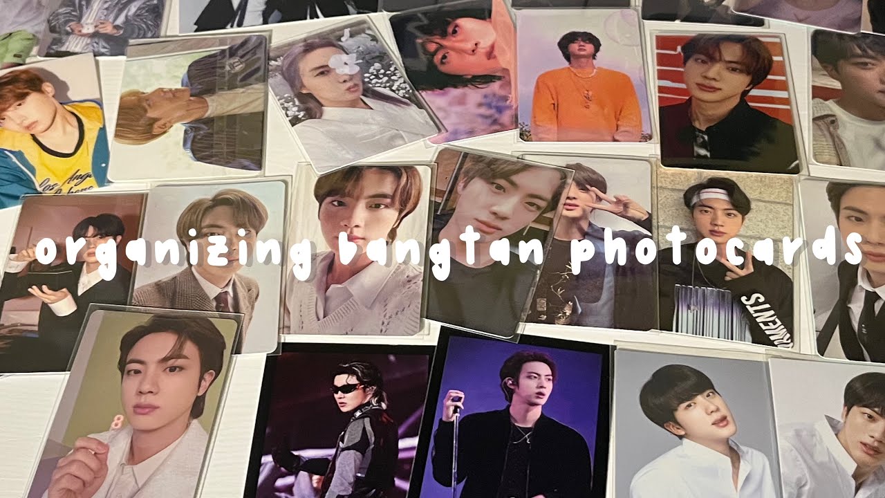 организация к-поп фотокарт по биндерам 🗃️ bts photocard organization!!