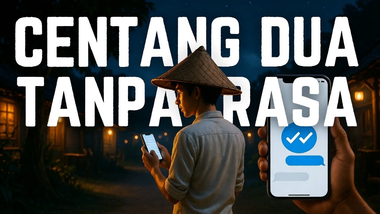 Centang Dua Tanpa Rasa — Lagu Parodi Akustik | Caping Miring