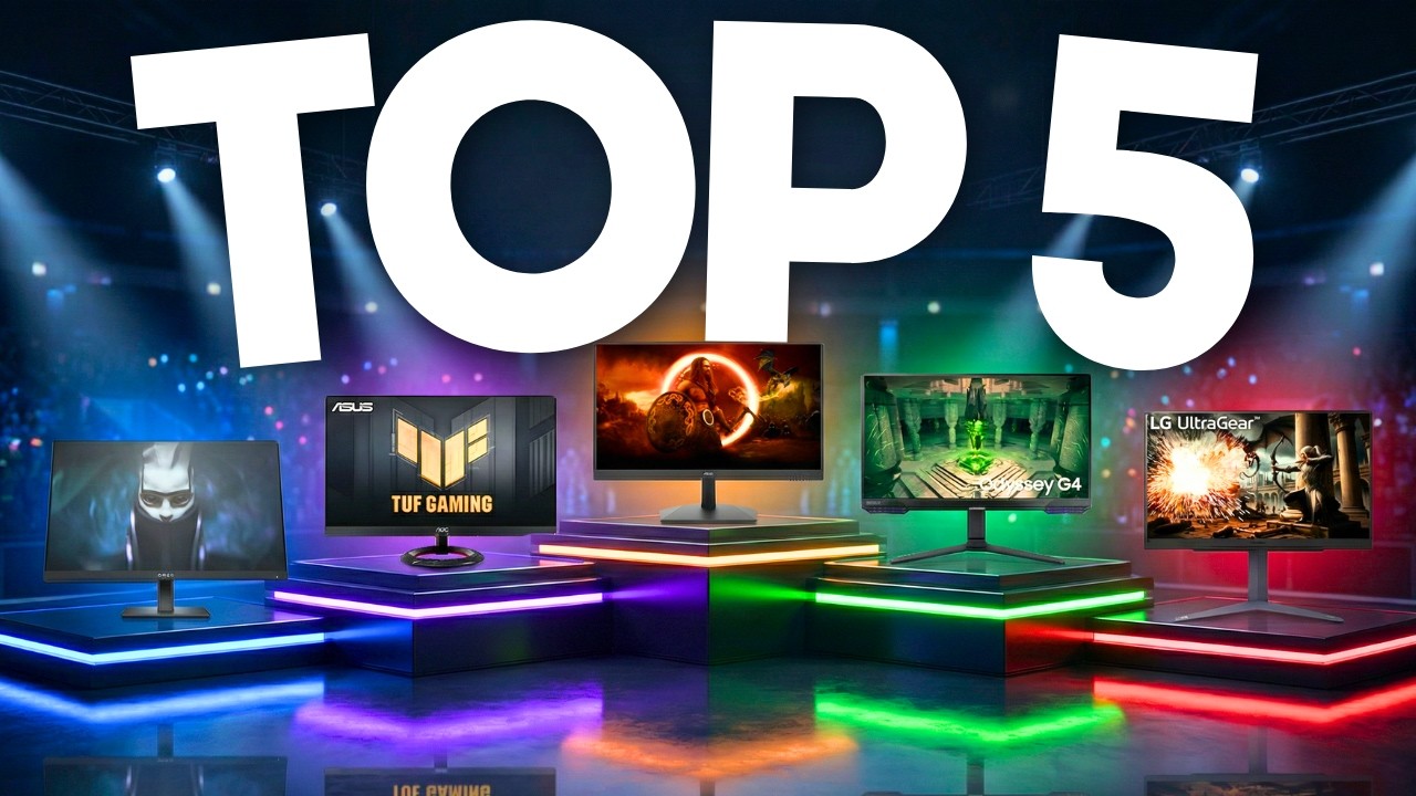 Los 5 MEJORES MONITORES GAMING BARATOS De 2026 | TOP 5 Monitores Gaming Baratos [2026]