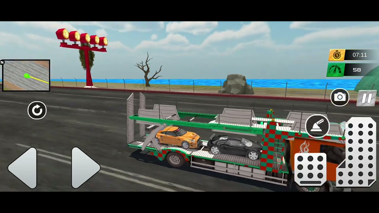 Two Small Luxury cars are being transported by the airline | BeanNG.Drive #car #beamngdrive #beam 