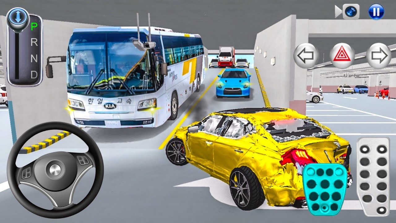 New Crashed car Stuck in Apartment Parking Lot - 3D Driving Class - Car Game - 3D Driving Class 2026