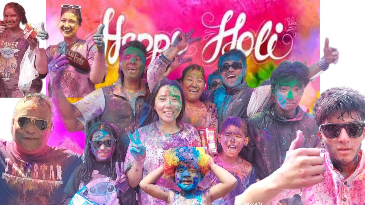 Happy Holi ( Buddha temple Clement town )💐