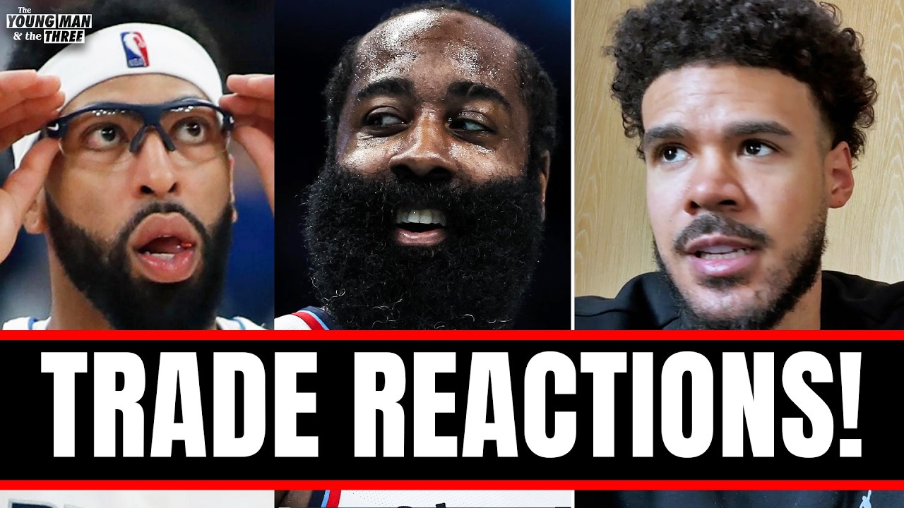 NBA Trade Deadline REACTIONS with Cam Johnson | Anthony Davis, James Harden, Jaren Jackson & More