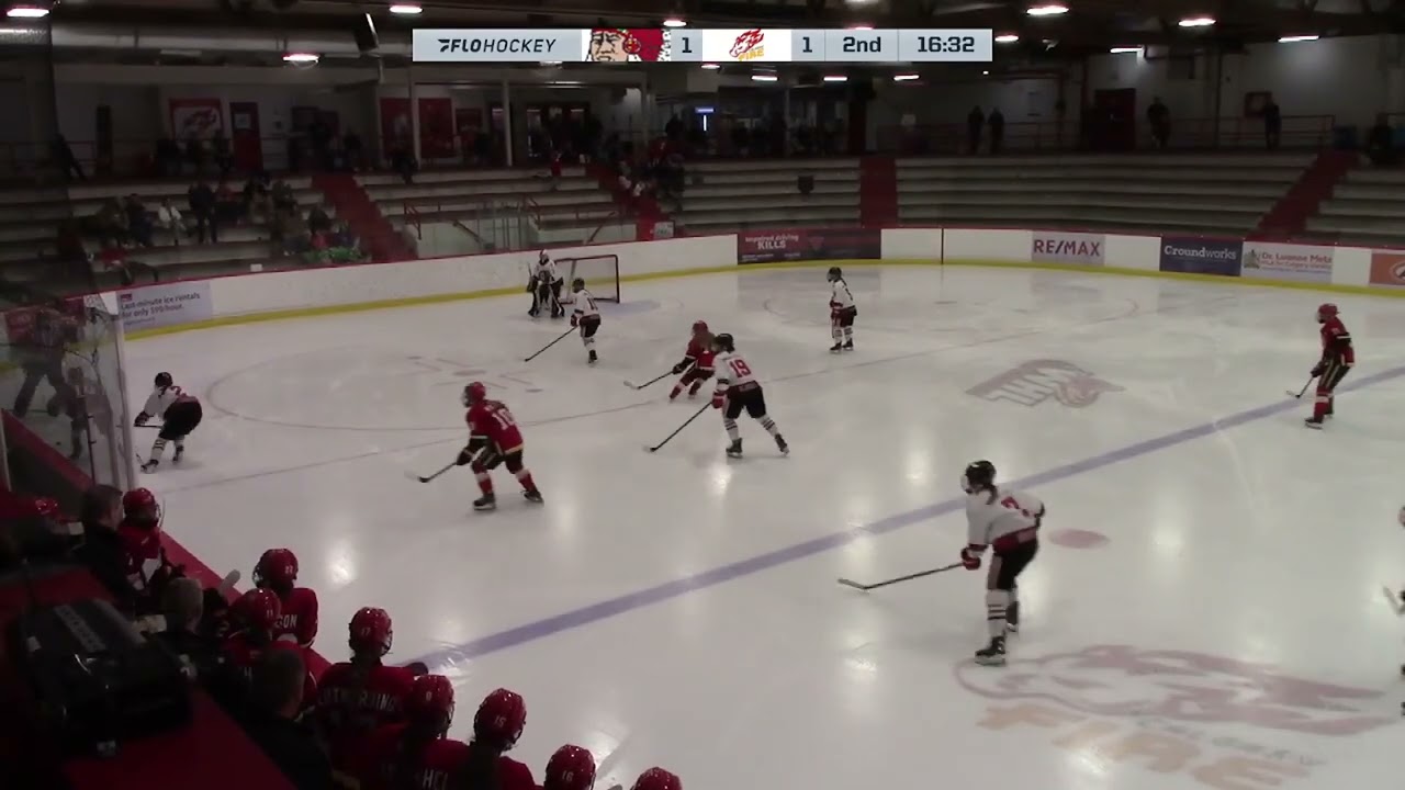 19 Calgary Fire Red U18 AAA vs Red deer U18 AAA Dec 8, 2025