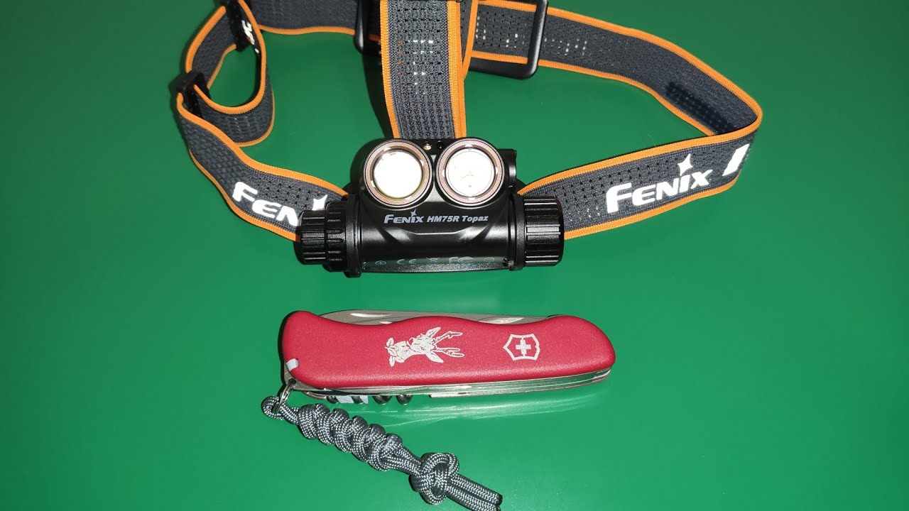 Fenix HM75R TOPAZ - лучшая новинка налобных фонарей.
