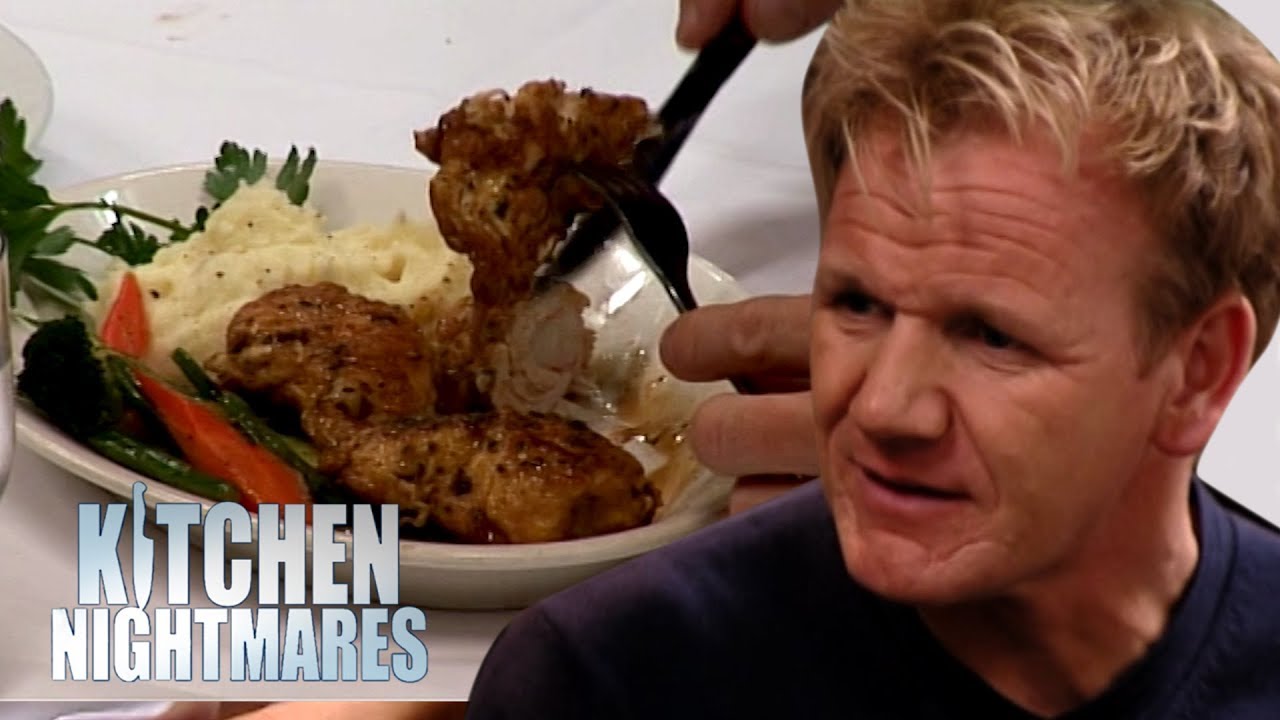 Gordon Served CHICKEN WRAPPED SHRIMP! | Kitchen Nightmares
