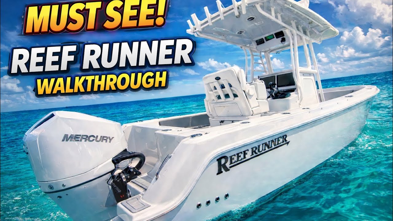 We Found Our DREAM Fishing Boat! 2026 Reef Runner 230 Open Walkthrough