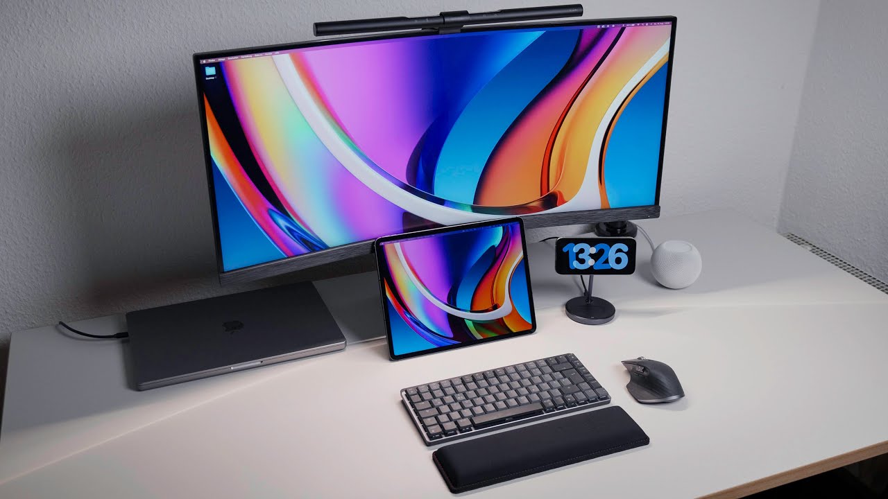Mac Schreibtisch Setup - Homeoffice UPDATE