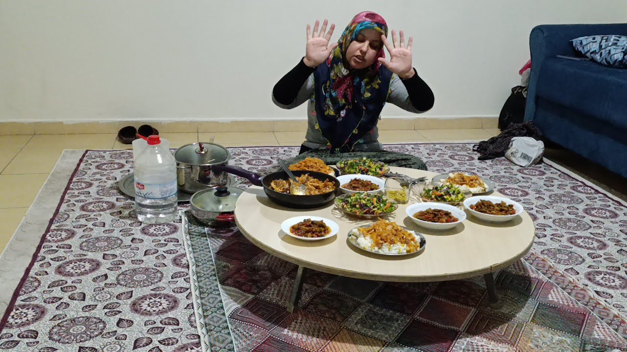 BUGÜN ÇOK YORULDUM AKŞAM YEMEĞİ 