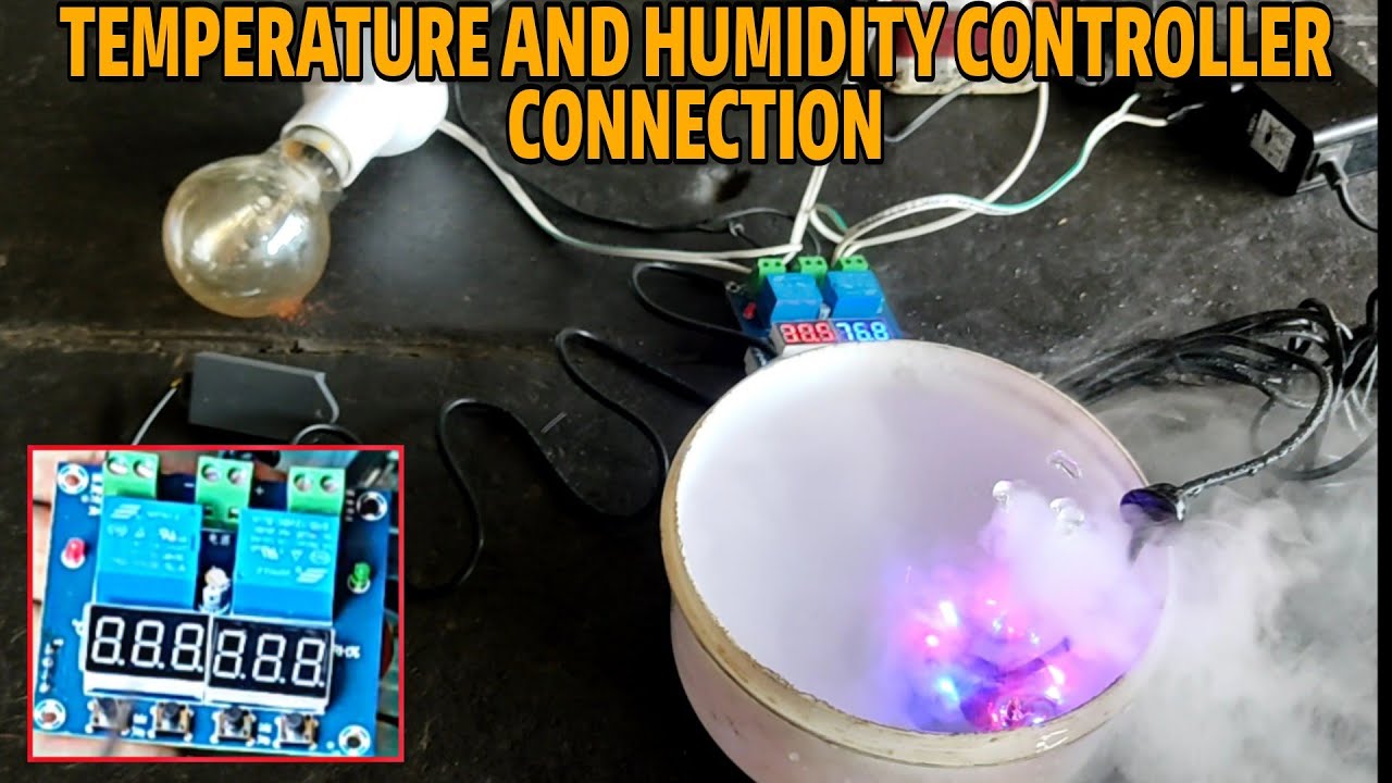 Conation temperature and humidity Controller M452 | Eggs INCUBATOR Connection DIY