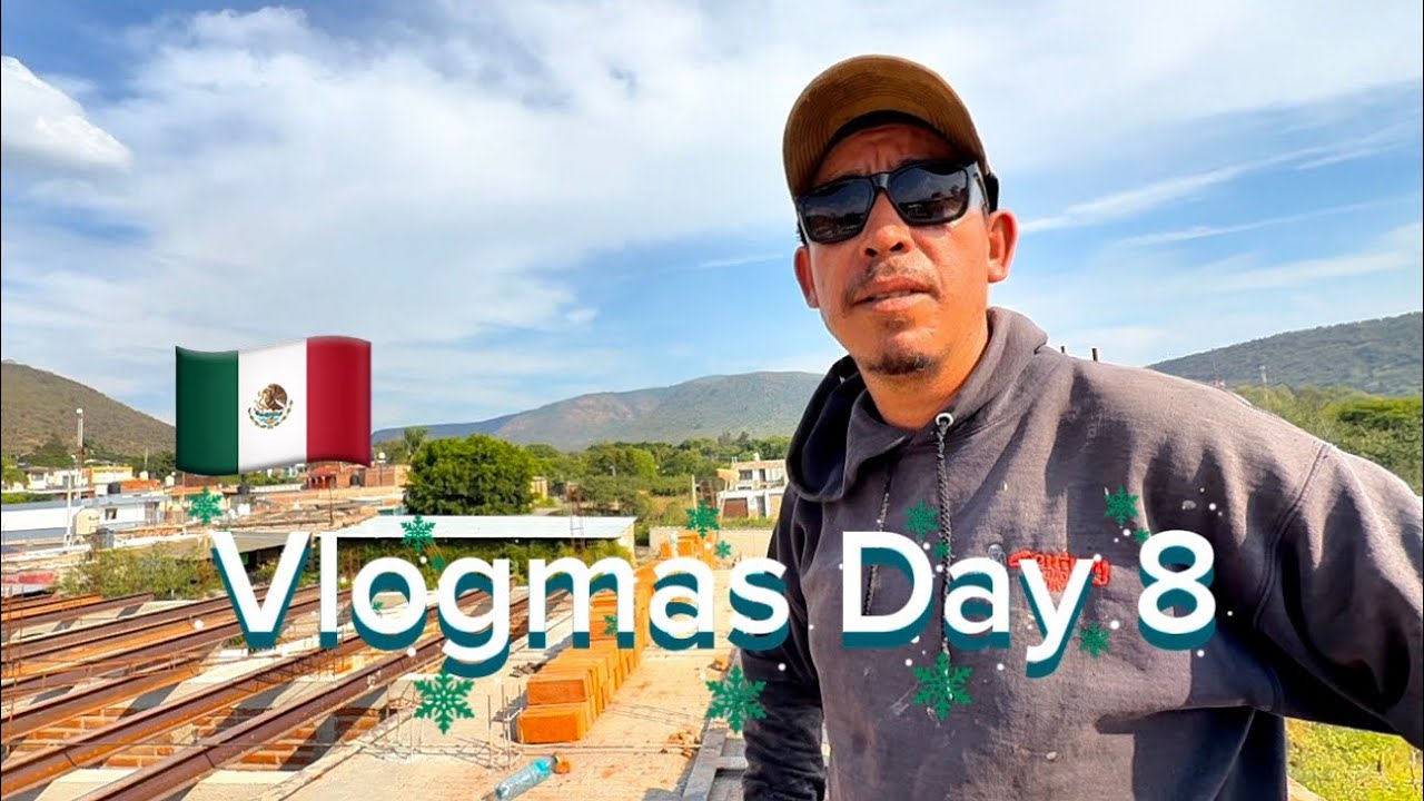 Building Our Dream Home in Mexico 🇲🇽 Vlogmas Day 8 ( Traditional Brick ceiling in Jalisco ) 