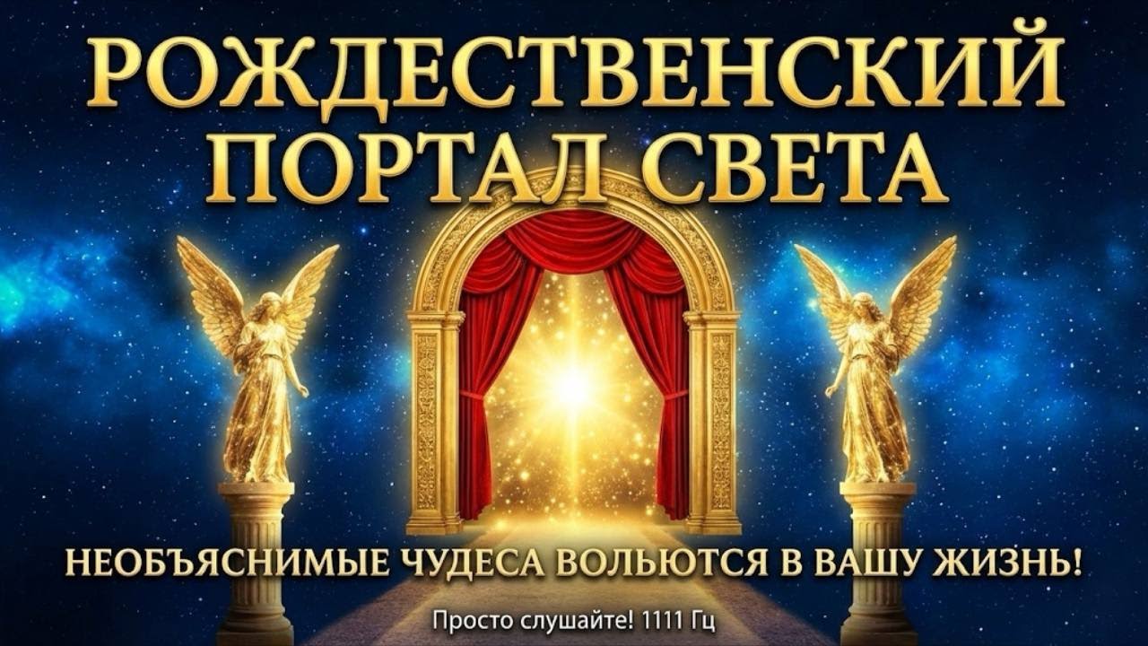 7 ЯНВАРЯ— ПРОСТО СЛУШАЙТЕ! 1111 Гц — РОЖДЕСТВЕНСКИЙ ПОРТАЛ СВЕТА |  ЧУДЕСА ВОЛЬЮТСЯ В  ВАШУ ЖИЗНЬ!