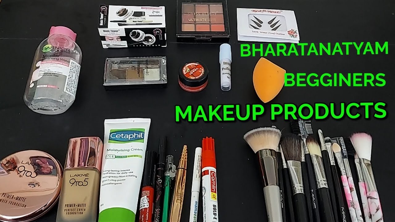 BHARATANATYAM ||  BEGINNERS MAKEUP KIT AND MAKEUP LIST || CLASSICAL DANCE || MAKEUP PRODUCTS