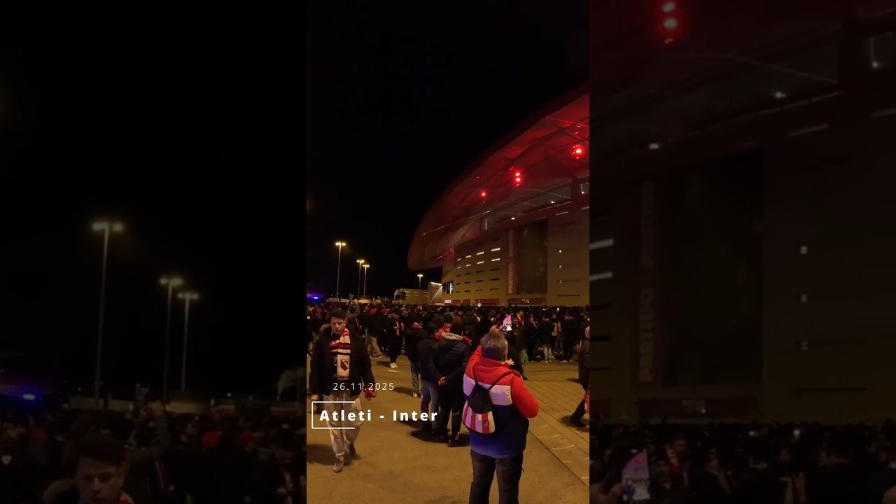 New video teaser: Sounds of Atleti match VS Inter, Metropolitano, Madrid 26.11.2025 #football #match