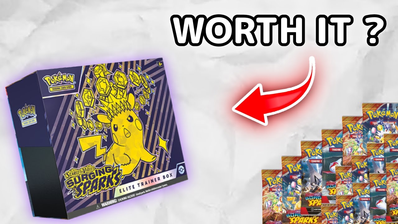 Surgeing Sparks ETB действительно стоит того? (Обзор и начало Pokémon)